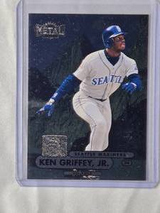 lot 95 image: Ken Griffey Jr. 1998 Fleer Metal No. 161