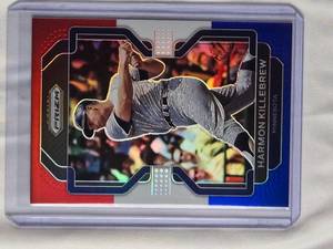 lot 109 image: Harmon Killebrew 2022 Panini Red, White and Blue Prizm No. 257