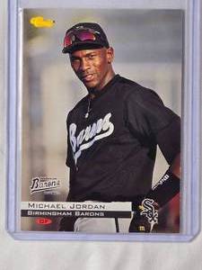 lot 112 image: Michael Jordan MLB Rookie Card 1994 Classic No. 1