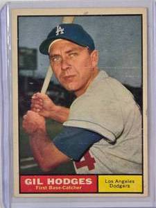 lot 117 image: Gil Hodges 1961 Topps No. 460