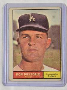 lot 124 image: Don Drysdale 1961 Topps No. 260