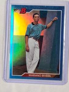 lot 140 image: Mariano Rivera 2013 Bowman Refractor No. 302