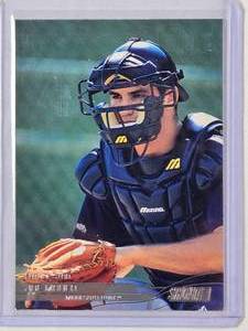 lot 142 image: Joe Mauer Rookie 2002 Stadium Club No. 107