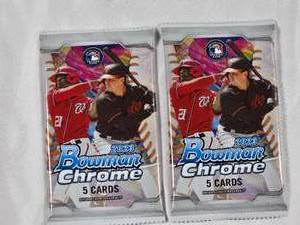 lot 151 image: Lot of 2 Unopened Packs 2023 Bowman Chrome