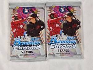 lot 152 image: Lot of 2 Unopened Packs 2023 Bowman Chrome