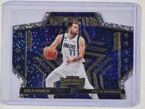 lot 170 image: Luka Doncic 2022-23 Panini Contenders Blue SP Die Cut Superstar No. 2