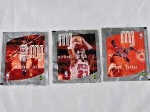 lot 174 image: Lot of 3 Packs Michael Jordan MJ Stickers