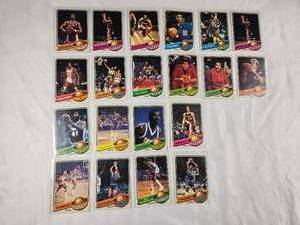 lot 177 image: Lot of 20 NBA Basketball Cards from 1979