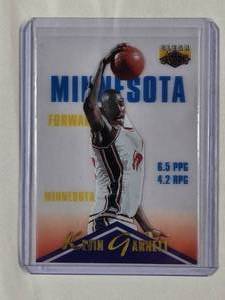lot 179 image: Kevin Garnett Rookie 1996 Classic Clear Assets No. 10