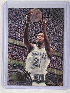 lot 181 image: Kevin Garnett Rookie 95-96 Fleer Metal No. 167