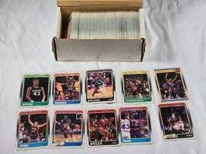 lot 183 image: Lot of 279 NBA Fleer from 1988 - There are duplicates in this lot