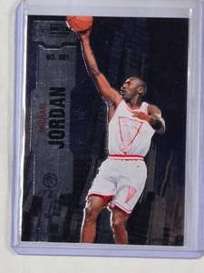 lot 188 image: Michael Jordan 2022 Skybox Metal Universe No. 001