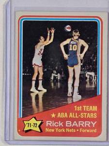lot 194 image: Rick Barry 1970 Topps ABA All-Star No. 250