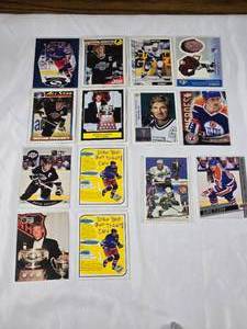 lot 203 image: Lot of 14 Wayne Gretzky Cards