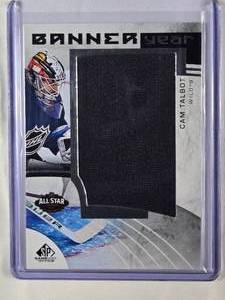 lot 216 image: Cam Talbot 2023-23 Jumbo Relic Banner Year No. BYAS-CT