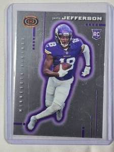 lot 229 image: Justin Jefferson Rookie 2020 Panini Chronicles Dynagon No. D-9