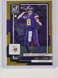 lot 230 image: Kirk Cousins 2022 Panini Donruss Press Proof No. 106