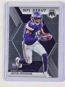 lot 237 image: Justin Jefferson Rookie 2020 Panini Mosaic No. 270