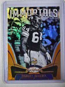 lot 254 image: Randall McDaniel 2018 Panini Immortals No. 123, Numbered 77225