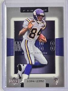 lot 256 image: Randy Moss 2003 Upper Deck Finite No. 84, Numbered 10942350 - Jersey Number