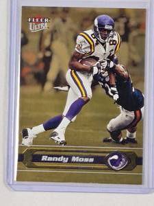 lot 261 image: Randy Moss 2002 Fleer Ultra Gold Medallion No. 79