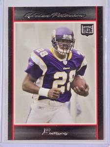 lot 262 image: Adrian Peterson Rookie 2007 Bowman No. 126