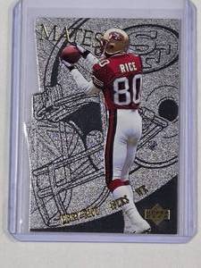 lot 272 image: Jerry Rice Die Cut Insert 1997 Upper Deck Mates No. TM52