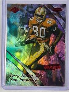 lot 281 image: Jerry Rice 1999 Collectors Edge Masters No. 171, Numbered 11133500