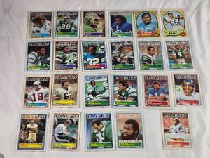 lot 295 image: Lot of 23 NFL Football Cards from 1983