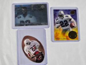 lot 301 image: Lot of 3 Emmitt Smith Inserts