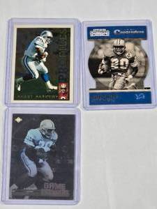 lot 302 image: Lot of 3 Barry Sanders Inserts