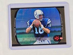 lot 303 image: Peyton Manning Rookie Foil 1999 Upper Deck Future Shock