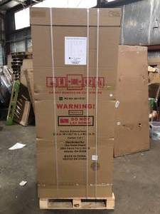 lot 5 image: Husky 4-Piece Regular Duty Welded Steel Garage Storage System in Black   Customer Returns See Pictures