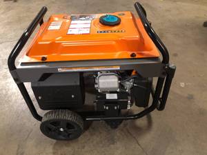 lot 11 image: Generac 3600-Watt Gasoline Powered Recoil Start Portable Generator Customer Returns See Pictures