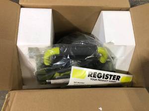 lot 32 image: RYOBI ONE 1 Gal. 120 PSI Portable 18V Horizontal Air Compressor ( 0.5 CFM at 90 PSI )  Customer Returns See Pictures