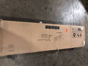 lot 8 image: Meyer&Cross Tillman 68 in. Alder White Rectangular TV Stand fits TVs up to 75 in.   Customer Returns See Pictures