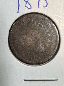 lot 06B image: 1873 US INDIAN HEAD CENT
