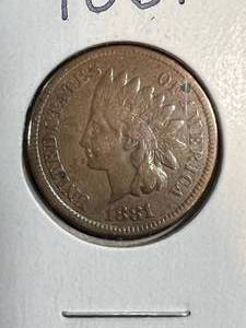 lot 13B image: 1881 US INDIAN HEAD CENT