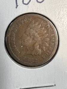 lot 14B image: 1882 US INDIAN HEAD CENT