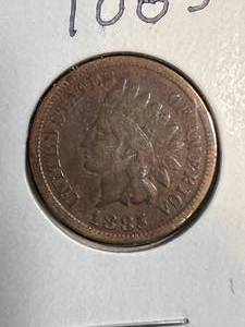 lot 17B image: 1885 US INDIAN HEAD CENT