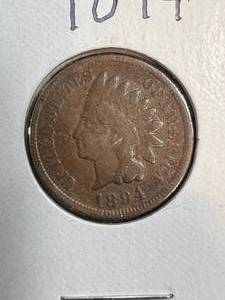 lot 25B image: 1894 US INDIAN HEAD CENT