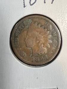 lot 28B image: 1897 US INDIAN HEAD CENT