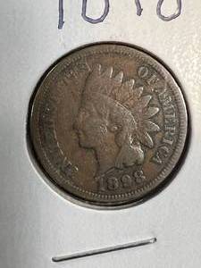 lot 29B image: 1898 US INDIAN HEAD CENT