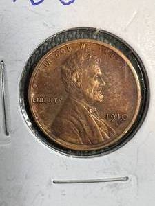 lot 47B image: 1910-S US WHEAT CENT