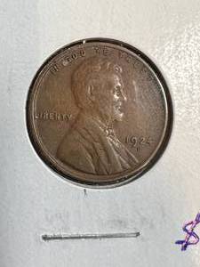 lot 54B image: 1924-D US WHEAT CENT