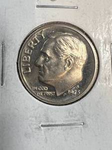 lot 74B image: 1973-S US PROOF  ROOSEVELT DIME