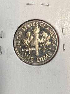 lot 81B image: 1985-S US PROOF  ROOSEVELT DIME