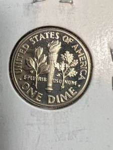 lot 85B image: 1989-S US PROOF  ROOSEVELT DIME