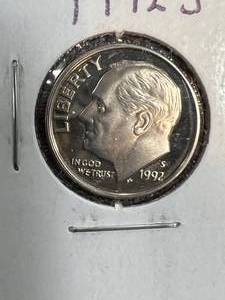 lot 88B image: 1992-S US PROOF  ROOSEVELT DIME