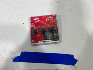 lot 22 image: MILWAUKEE AUGER BIT SET & 3PC IMPACT HOLE SAW SET